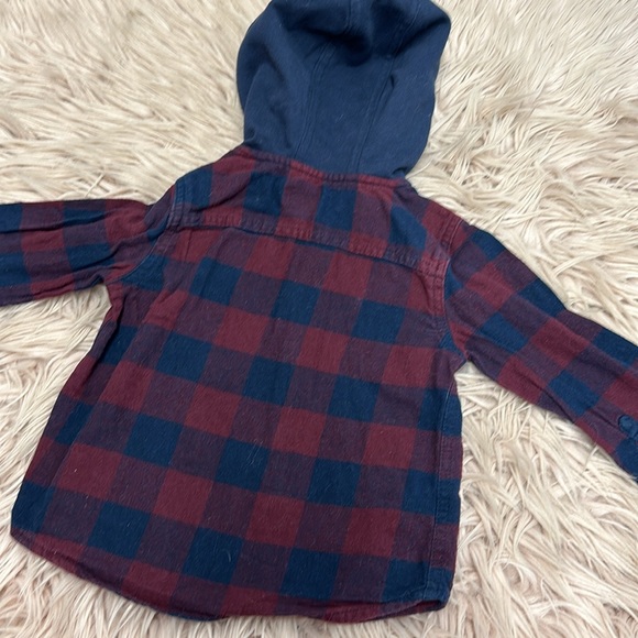 Boys Plaid Button Up - Picture 2 of 2